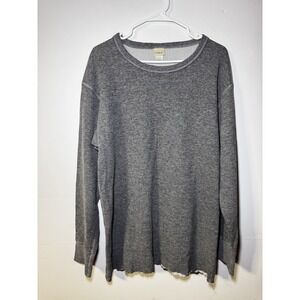 L.L. Bean Men's Large Tall Vintage Two-Layer Thermal Undershirt Cotton Wool Mix